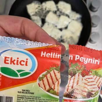 Ekici Peynir Ekici Hellim Peyniri Kasar Gibi Eridi.