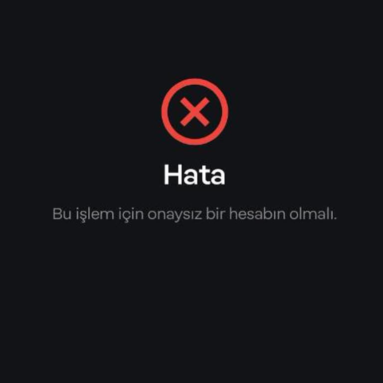 Papara Hesap Doğrulama Hatası!