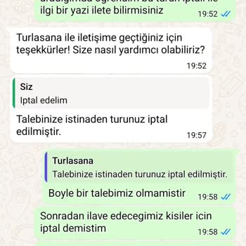 Turlasana Firmasi Tam Bir Pişmanlık