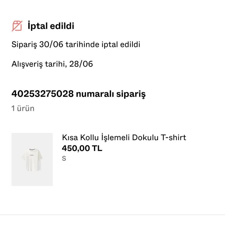 Bershka Para İadesi Gerçekleşmedi Sorunun Çözümü İçin Bekliyorum