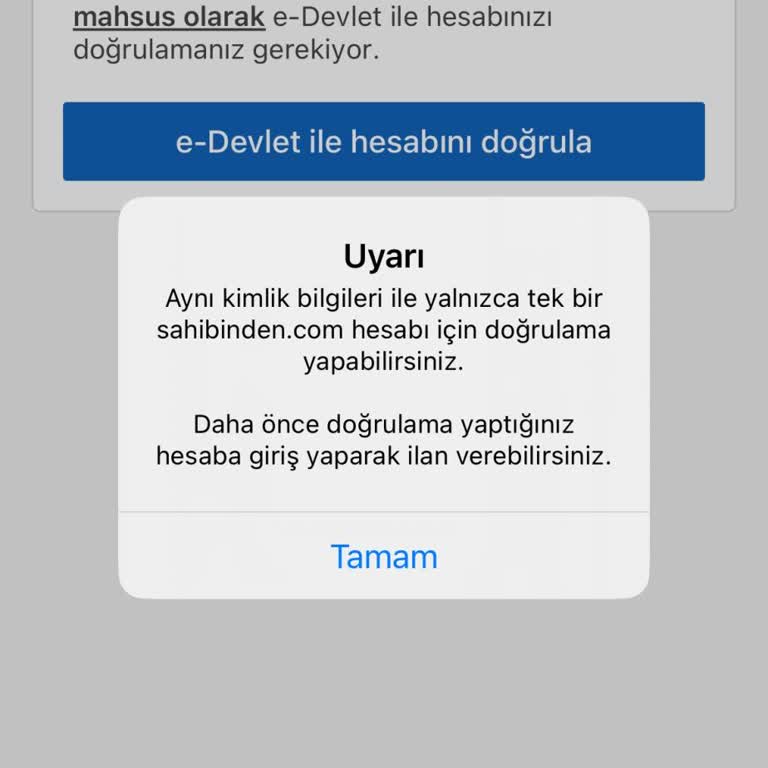 Sahibinden Hesap Silme Ve Doğrulama Sorunu