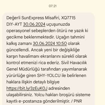 Sunexpress Uçağı 14 Saat Rötar Yaptı