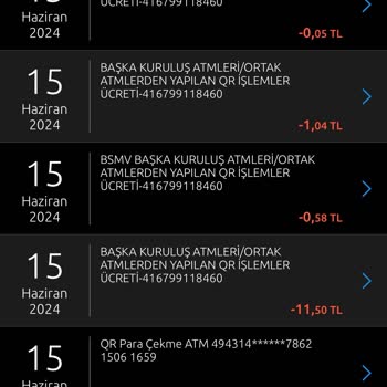 İş Bankası QR Kod İle ATM Den Para Çekme Sorunu