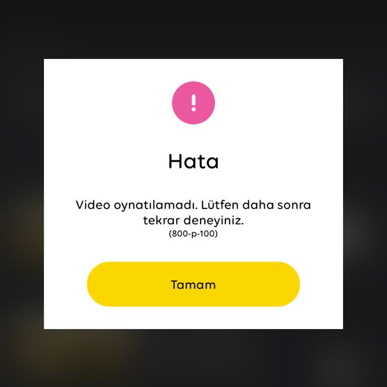 Turkcell TV+ Video Oynatılmıyor Hatası