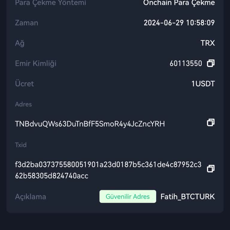BTCTURK Para Transferi Yapılmadı