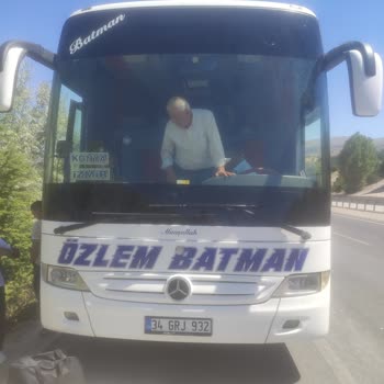 Özlem Batman Firmasına Bağlı Araç Yolda Kaldı