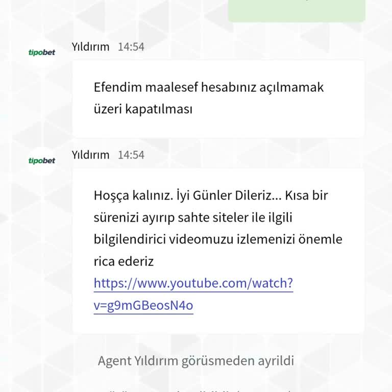 Tipobet Bakiyeme El Koyarak Hesap Kapatma