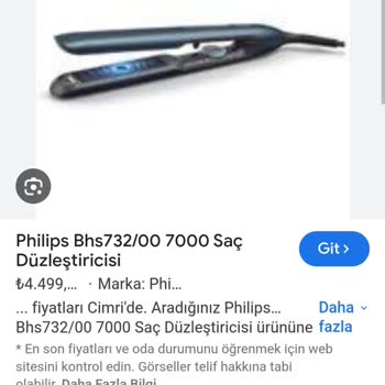 PHILIPS Ev Aletleri Philips Saç Düzleştiricisi