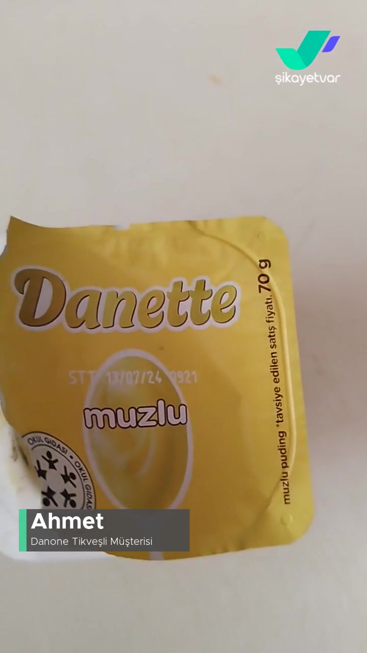 Danone Tikveşli Ürününden Çıkan Madde! videonun kapak resmi