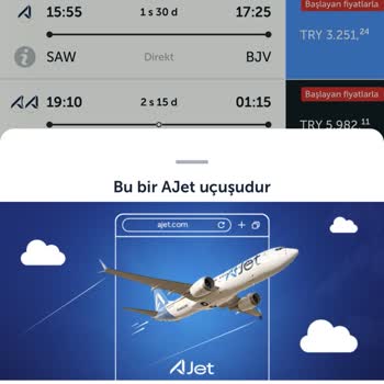 Ajet 2 Saat Kala Uçuşu İptal Etti Hiçbir Yetkiliye Ulaşamadım.