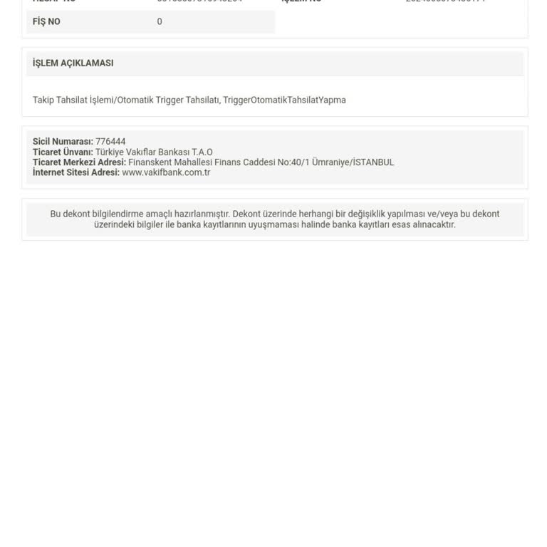 VakıfBank Trigger Kesintisi Mağdur Oldum.
