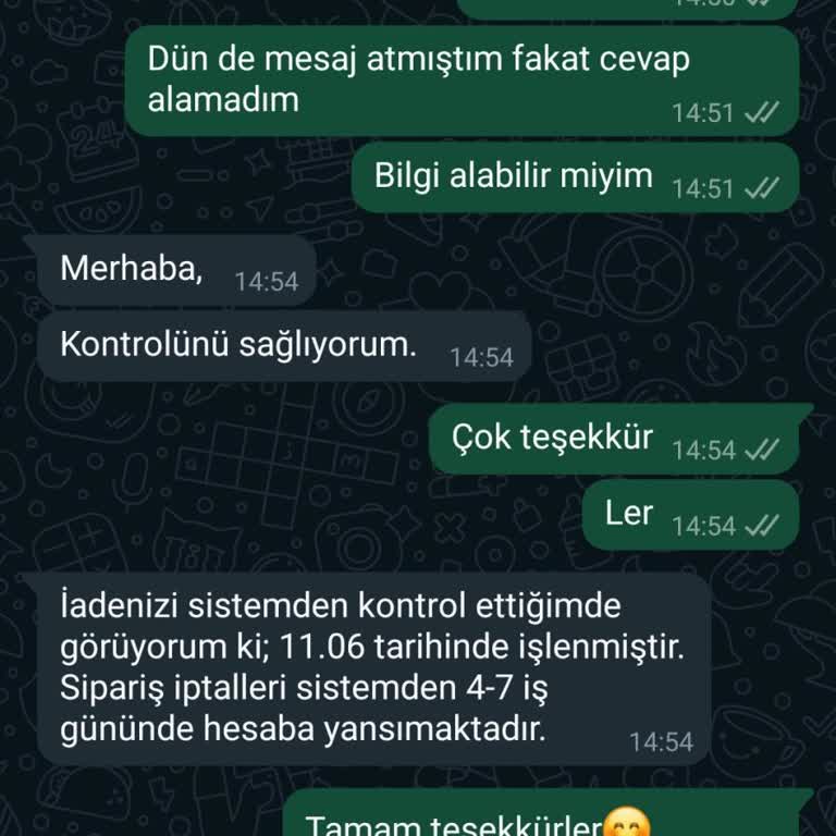 Muun Para İadesi Yapılmadı