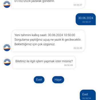 SunExpress Hava Yolları Uçuş Saatinin Sürekli Değiştirilmesi