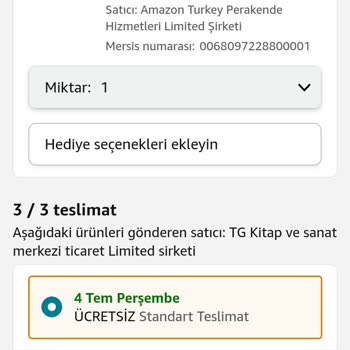 Amazon Kargo Ücreti Alınması