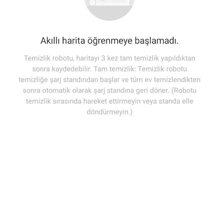 Xiaomi Mi Robot Süpürge Haritalandırma Yapmıyor
