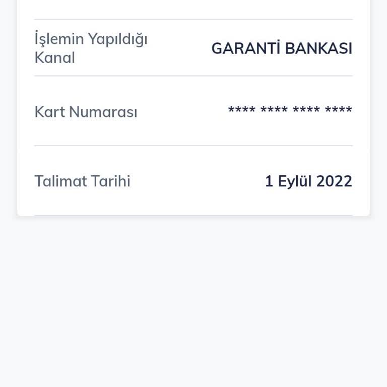 Garanti BBVA Otomatik Ödeme Talimatı