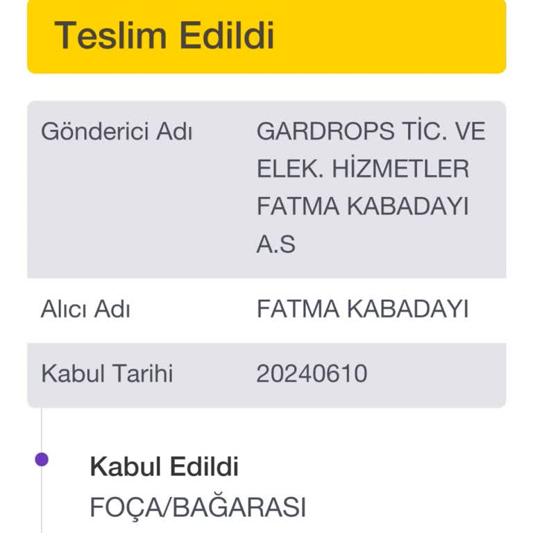 Gardrops Ücret İademi Yapın