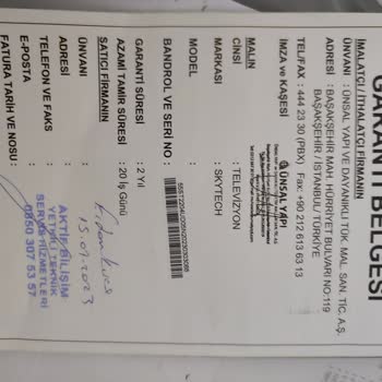 Skytech Marka Servis Mağduriyeti