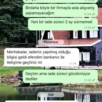 OZSARICAM Ozsaricam İade Yapmıyor Müşteri Temsilcisi Kötü Bir Fima