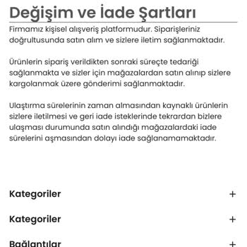 Canadasepeti (Instagram) Ürün Farklı Geldi Ve Orijinal Değil