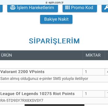 Epin.com.tr'nin Sipariş Teslimatı Rezil Durumda