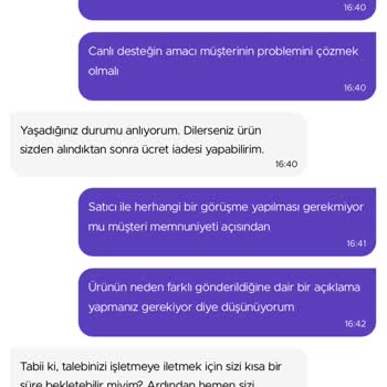 Getir Canlı Destek İlgisizliği