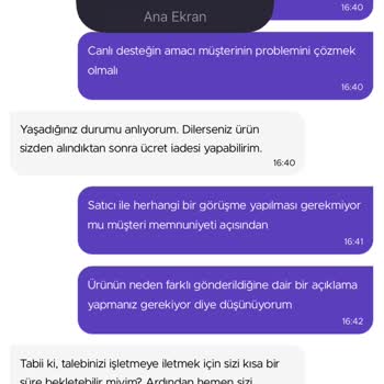 Getir Canlı Destek İlgisizliği