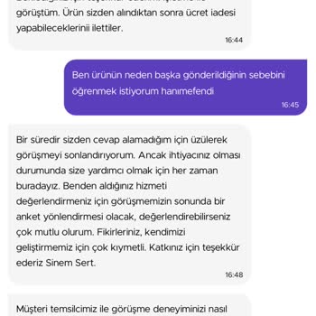 Getir Canlı Destek İlgisizliği