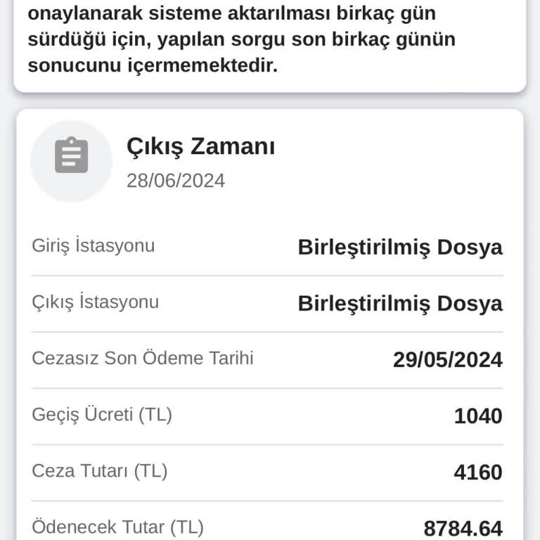 HGS Yol Cezası Yeter Artık