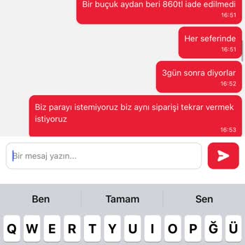 Tıkla Gelsin Sebepsiz İptal Para İadesi Yok