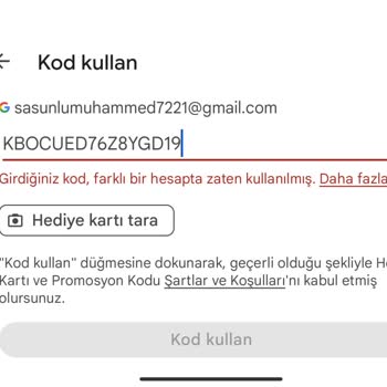 Trendyol Play Kod Şikayeti