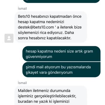 Betson'da Yaşanan Sorunlar Ve Hesap Kapatma Talebi