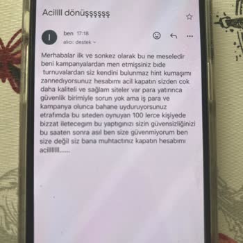 Betson'da Yaşanan Sorunlar Ve Hesap Kapatma Talebi