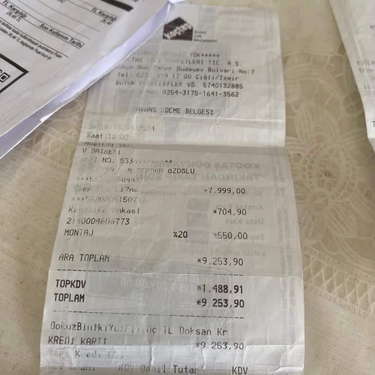 Koçtaş Yaşanan Kurulum Sorunu