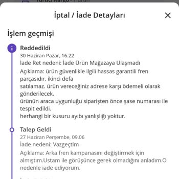 N11.com Dan İade Ettiğim Ürünün Ücreti Ödenmiyor