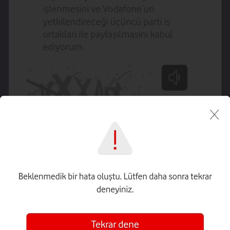Vodafone FreeZone Geçiş Problemi