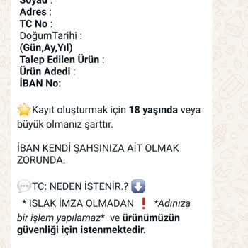 İŞKUR Paketleme Kimlik Bilgilerimi Güvence Altına Alıyorum