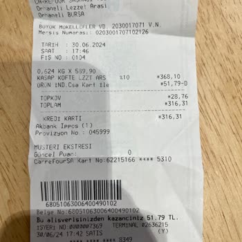 Bursa Carrefour AVM Carrefour SA Lezzet Arası Restoranında Haksız Fiyat Güncellemesi Ve Kötü Hizmet
