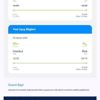 Anadolu Jet Uçak Rötar Yaptı