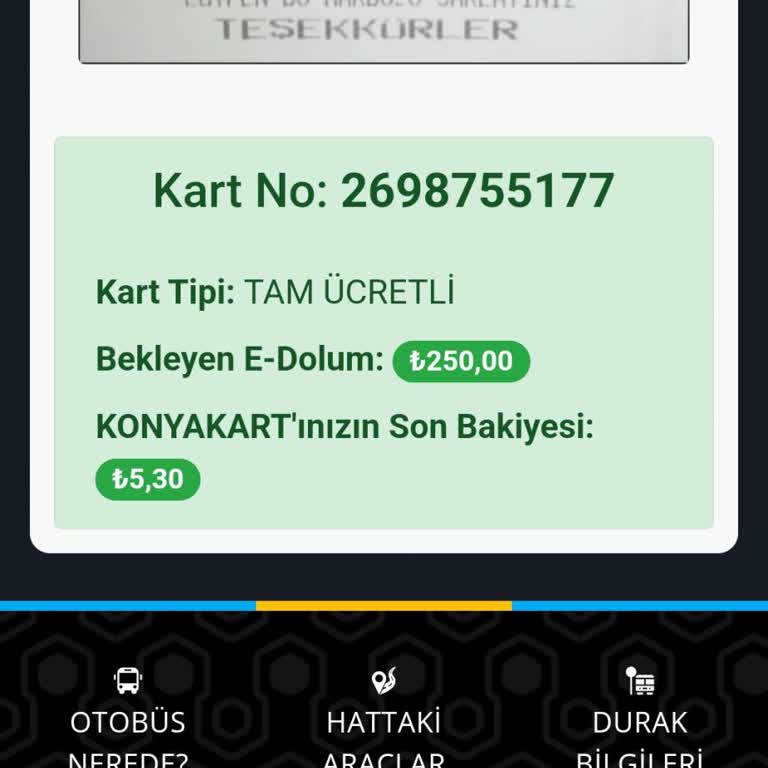Konya Büyükşehir Belediyesi El Kart Dolumunda Kesinti