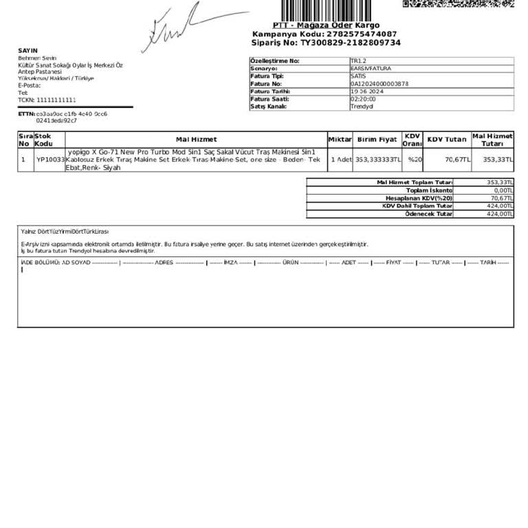 Yopigo Tıraş Makinesi Arızalı