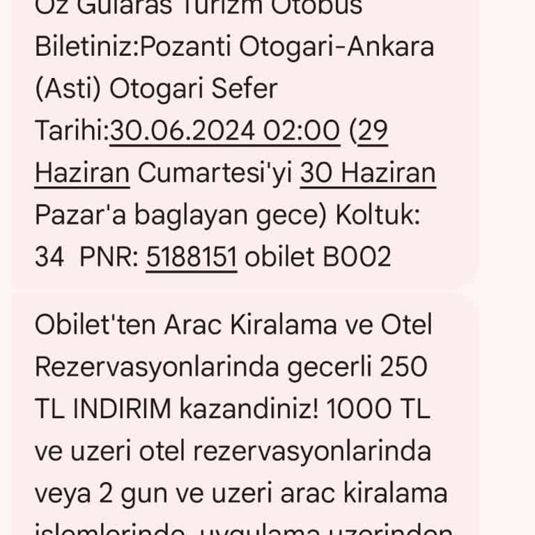 Öz Gülaras Otobüs Firmasında Kaybolan Eşyalar Ve Sorumluluk Reddi