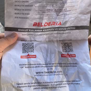 A101'deki Bisiklette Sorun