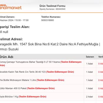 Migros Sanal Market Alışverişi