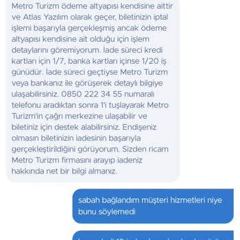 Obilet Para İadesi Yapmıyor