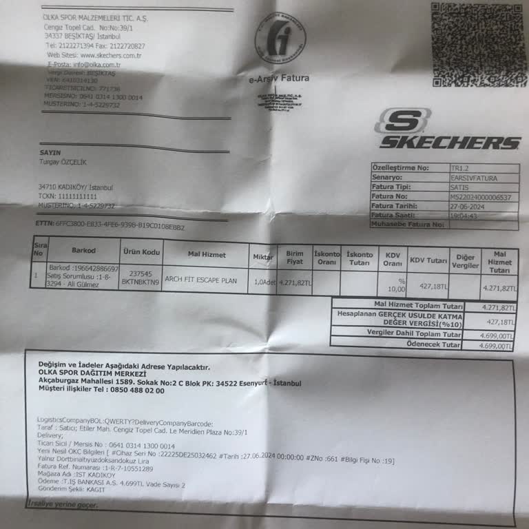 Olka Spor Malzemeleri Mağduru