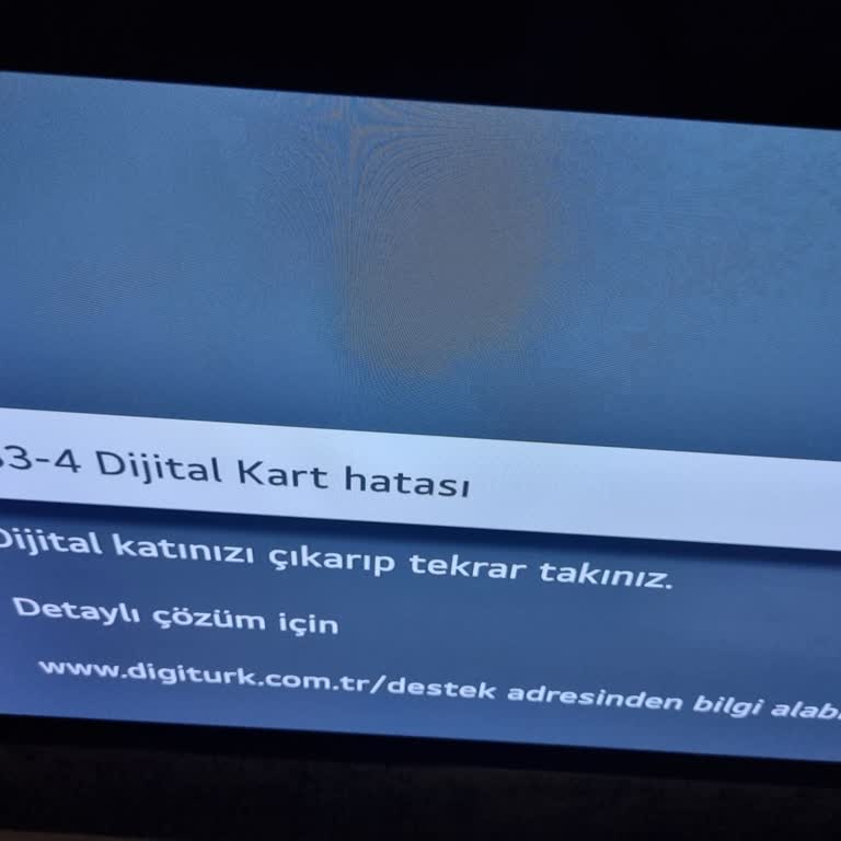 Digiturk Yeni Üyelik Sonrası Teknik Destek Ücret Talebi