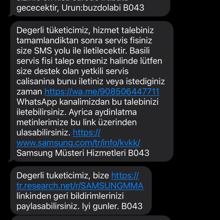 Samsung Servisi Sıkıntısı İlgi Alaka Sıfır