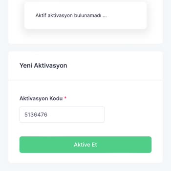Pegem.net Aktivasyon Kodu Giriş Sağlamıyor