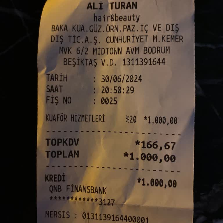 Ali Turan Hair & Beauty Berberde Yüksek Fiyat Deneyimi